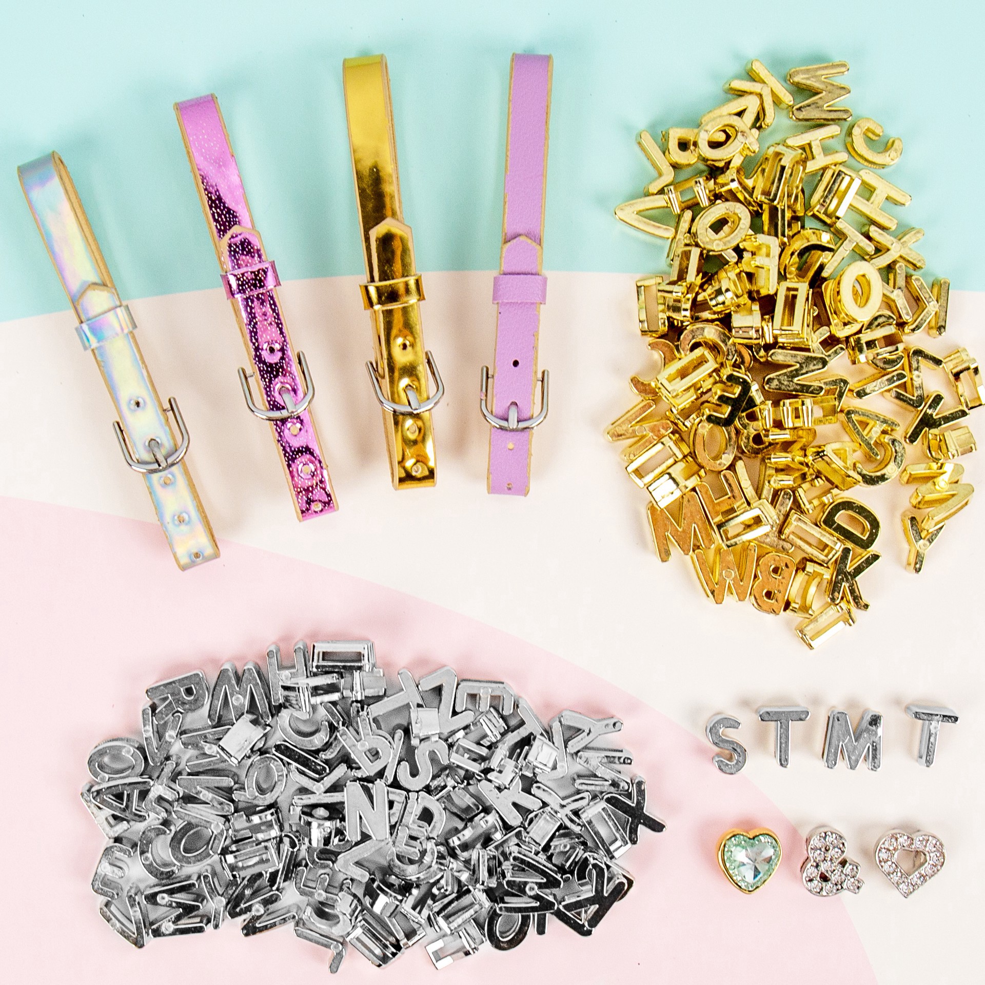 slide 2 of 6, Stmt Tru2u Diy Slider Charm Kit, 1.5 in x 7 in