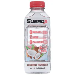 SueroX Coconut Refresh Electrolyte Beverage 21.3 fl oz