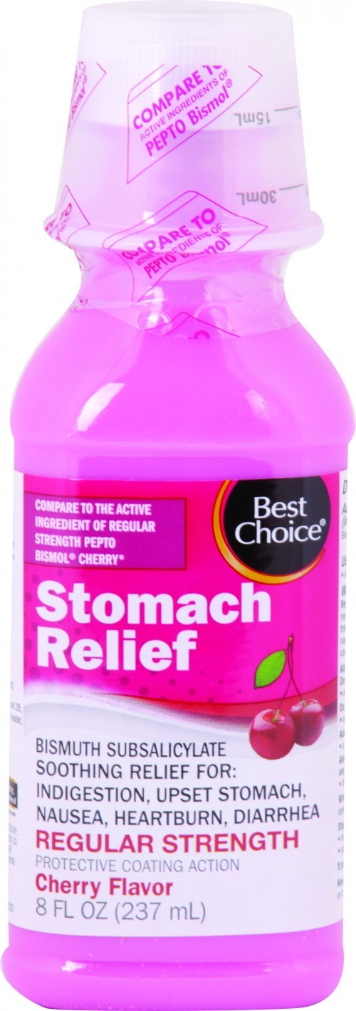 slide 1 of 1, Best Choice Cherry Stomach Relief, 8 fl oz