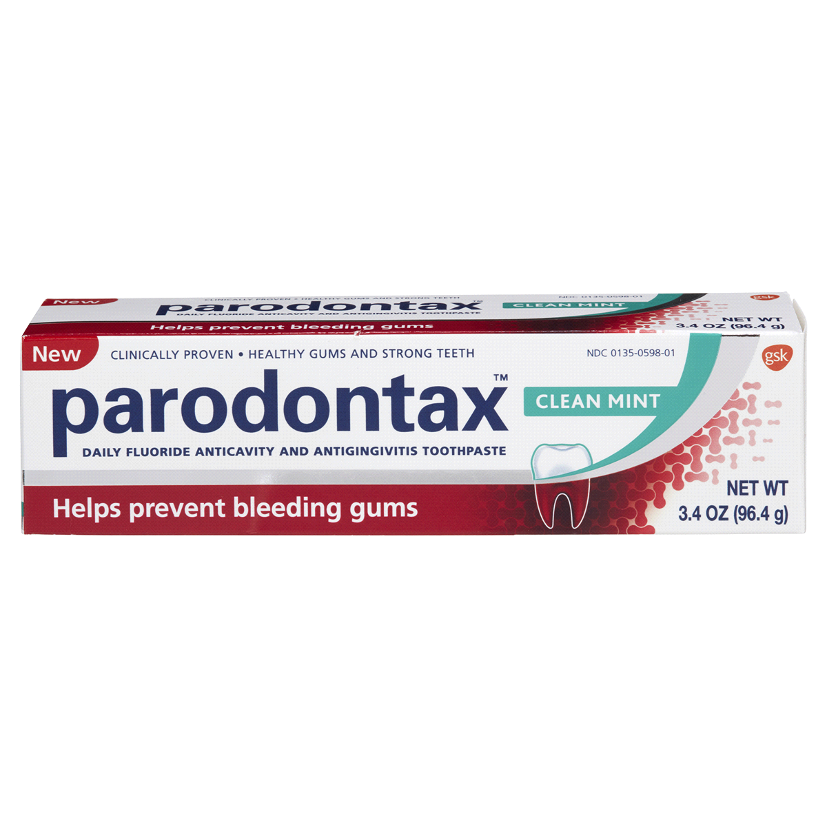 slide 1 of 1, Parodontax Gingivitis Toothpaste for Bleeding Gums, Clean Mint - 3.4 Ounces, 3.4 oz