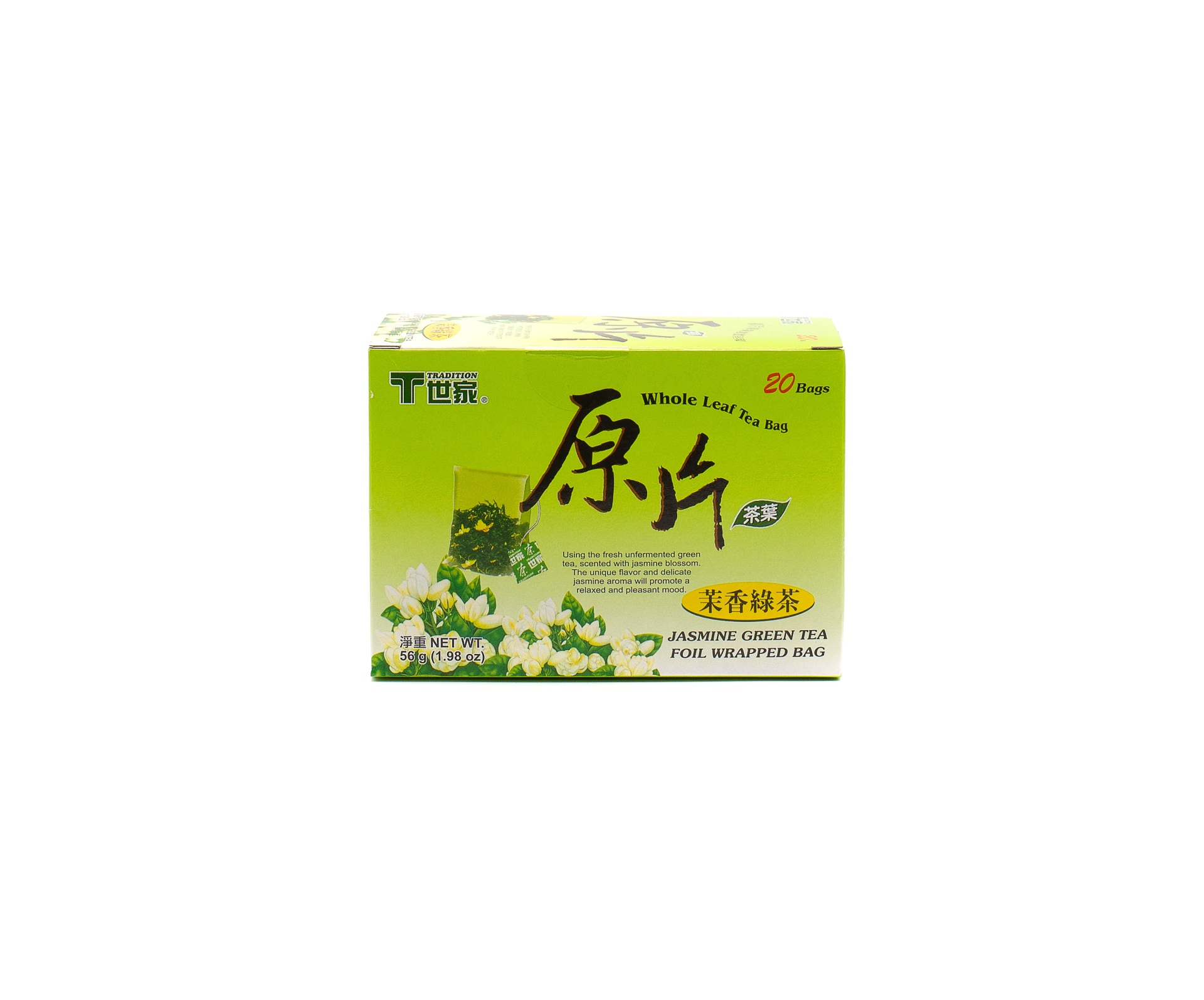 slide 1 of 1, Tradition Jasmine Green Tea, 1 ct