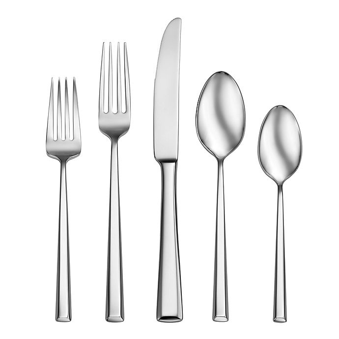 slide 1 of 1, Oneida Pearce Flatware Set, 20 ct