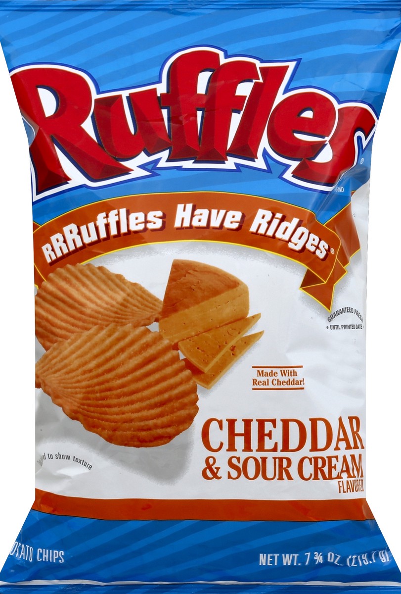 slide 1 of 3, Ruffles Potato Chips 7.75 oz, 7.75 oz