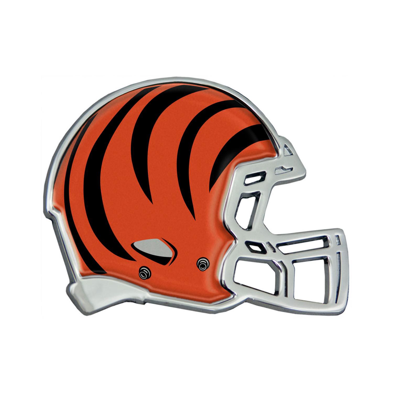 slide 1 of 1, Cincinnati Bengals Helmet Chrome Emblem, 1 ct