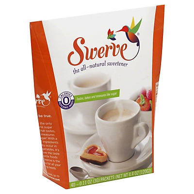 slide 1 of 1, Swerve All Natural Sweetener Packets, 40 ct