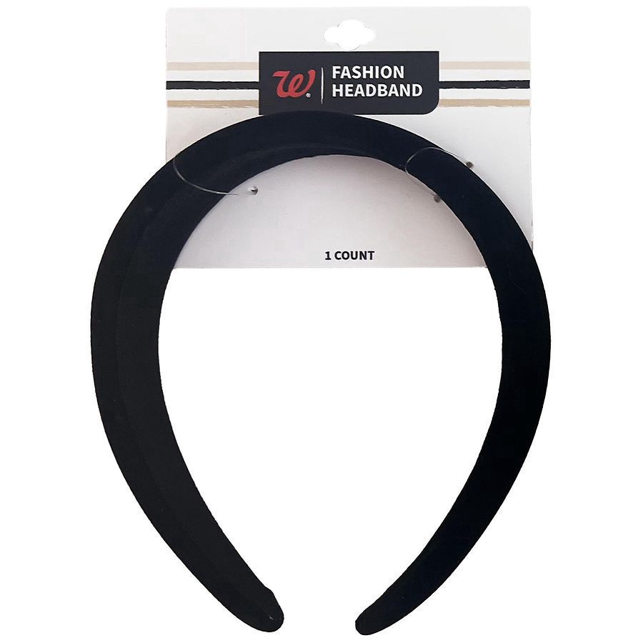 slide 1 of 5, Walgreens Padded Velvet Headband, 1 ct