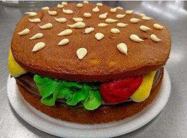 slide 1 of 1, 8'' Hamburgr Cake(Richs) - per lb, per lb