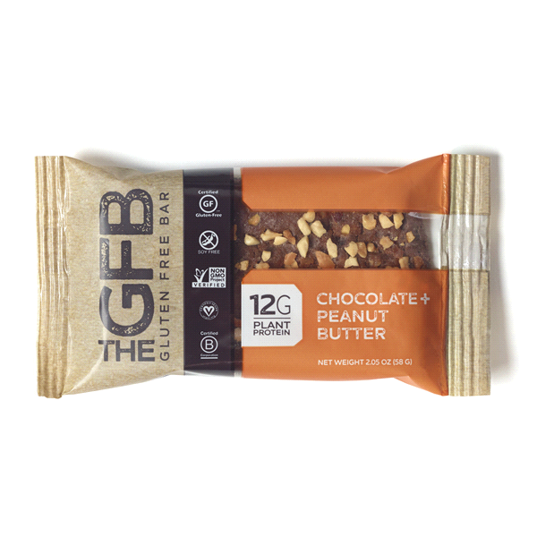 slide 1 of 5, The Gluten Free Bar Chocolate Peanut Butter, 2.05 oz