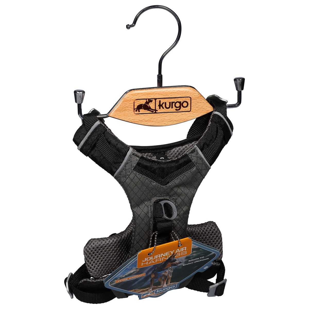 slide 6 of 12, Kurgo Black/Grey SM Harness 1 ea, 1 ct