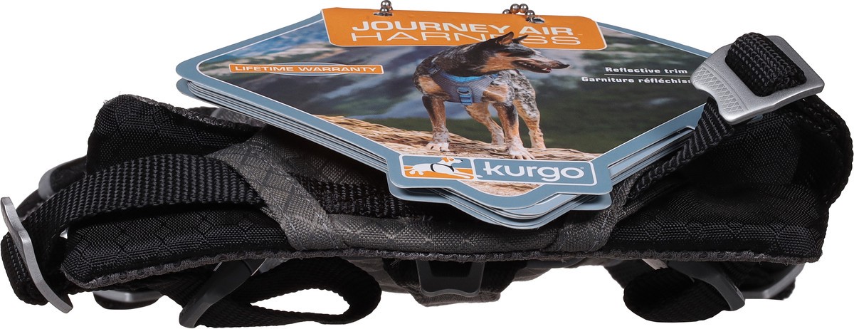 slide 7 of 12, Kurgo Black/Grey SM Harness 1 ea, 1 ct