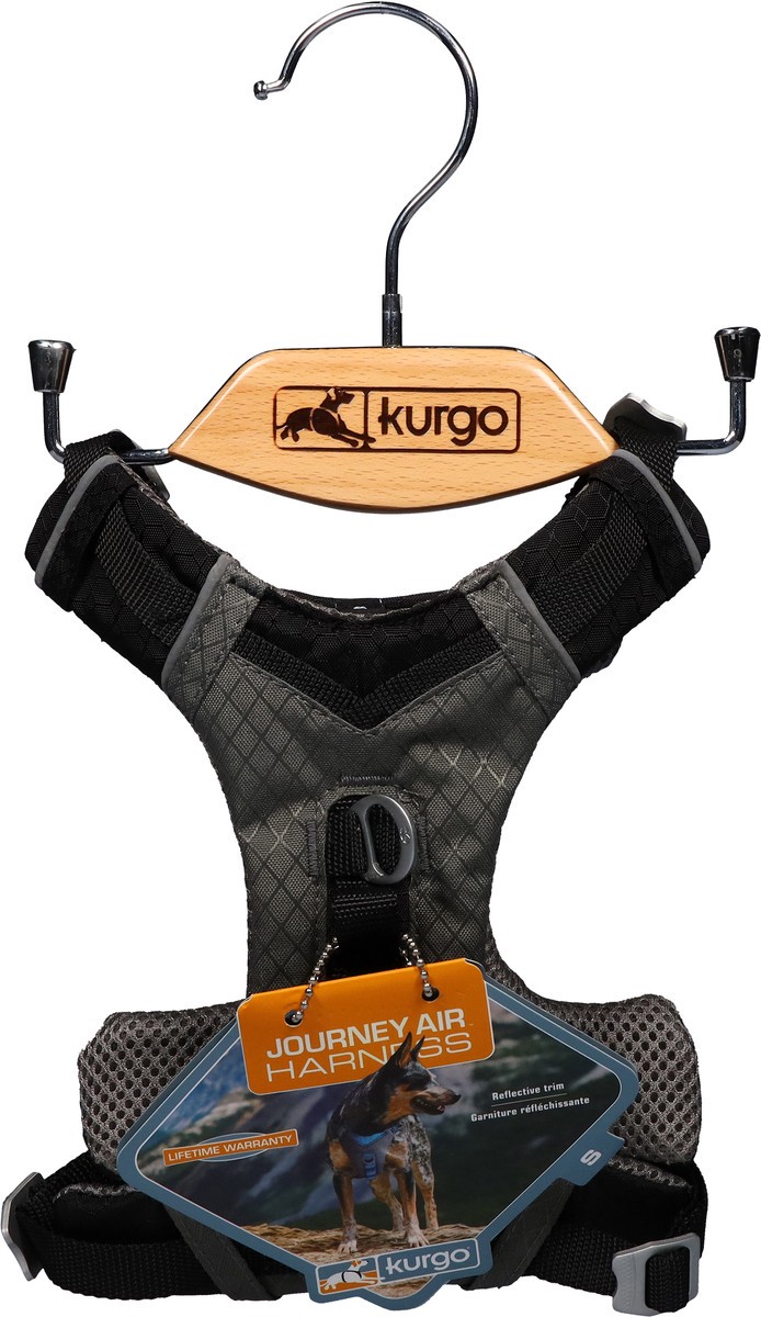 slide 3 of 12, Kurgo Black/Grey SM Harness 1 ea, 1 ct