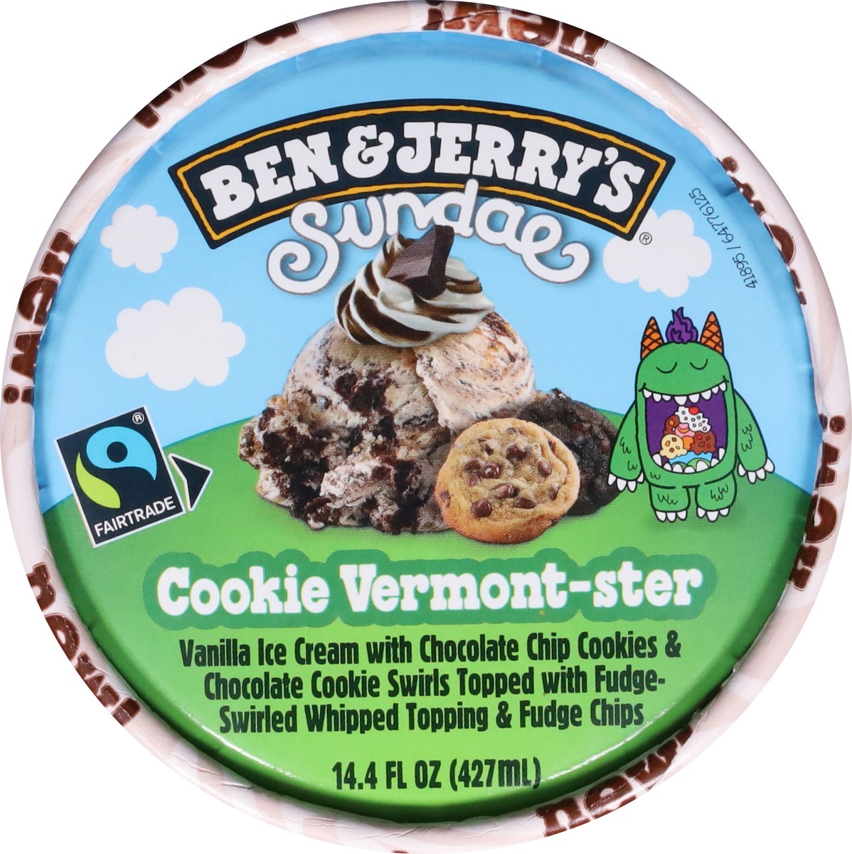 slide 5 of 12, Ben & Jerry's Ice Cream Cookie Vermontster - 14.4FZ, 14.40 fl oz
