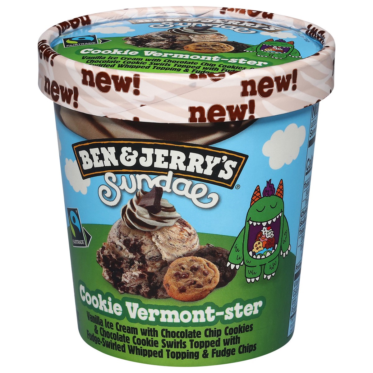 slide 3 of 12, Ben & Jerry's Ice Cream Cookie Vermontster - 14.4FZ, 14.40 fl oz