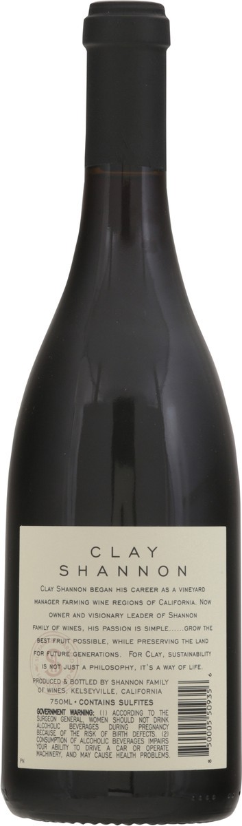 slide 6 of 11, Clay Shannon Lake County California 2019 Pinot Noir 750 ml, 750 ml