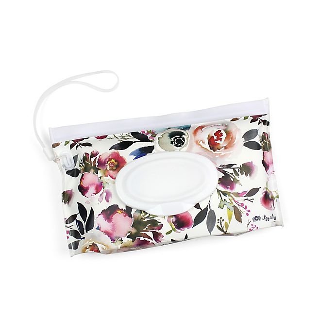 slide 1 of 1, Itzy Ritzy Take & Travel Pouch - Floral, 1 ct