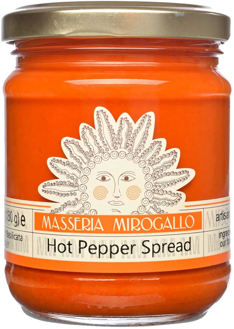 slide 1 of 1, Masseria Mirogallo Hot Pepper Spread, 6.3 oz