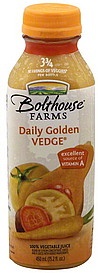 slide 1 of 1, Bolthouse Farms 100% Juice, Vegetable, Daily Golden Vedge, 15.2 fl oz
