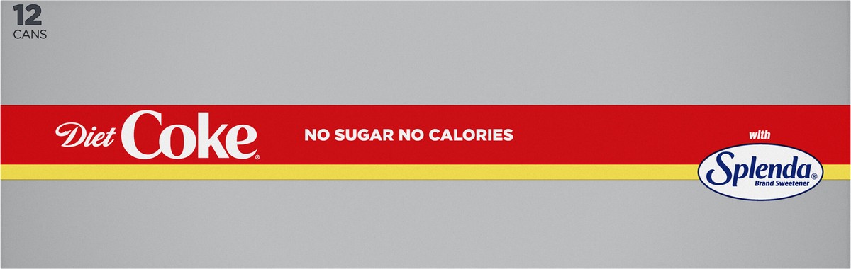 slide 5 of 11, Coca-Cola Diet Coke/Splenda Cans, 12 ct; 12 fl oz