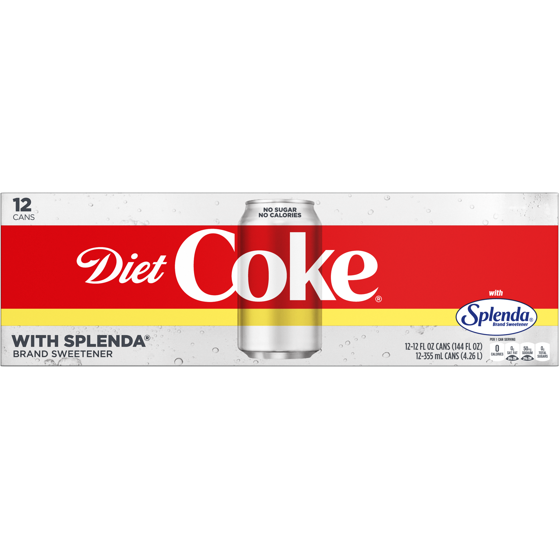 slide 1 of 11, Coca-Cola Diet Coke/Splenda Cans, 12 ct; 12 fl oz