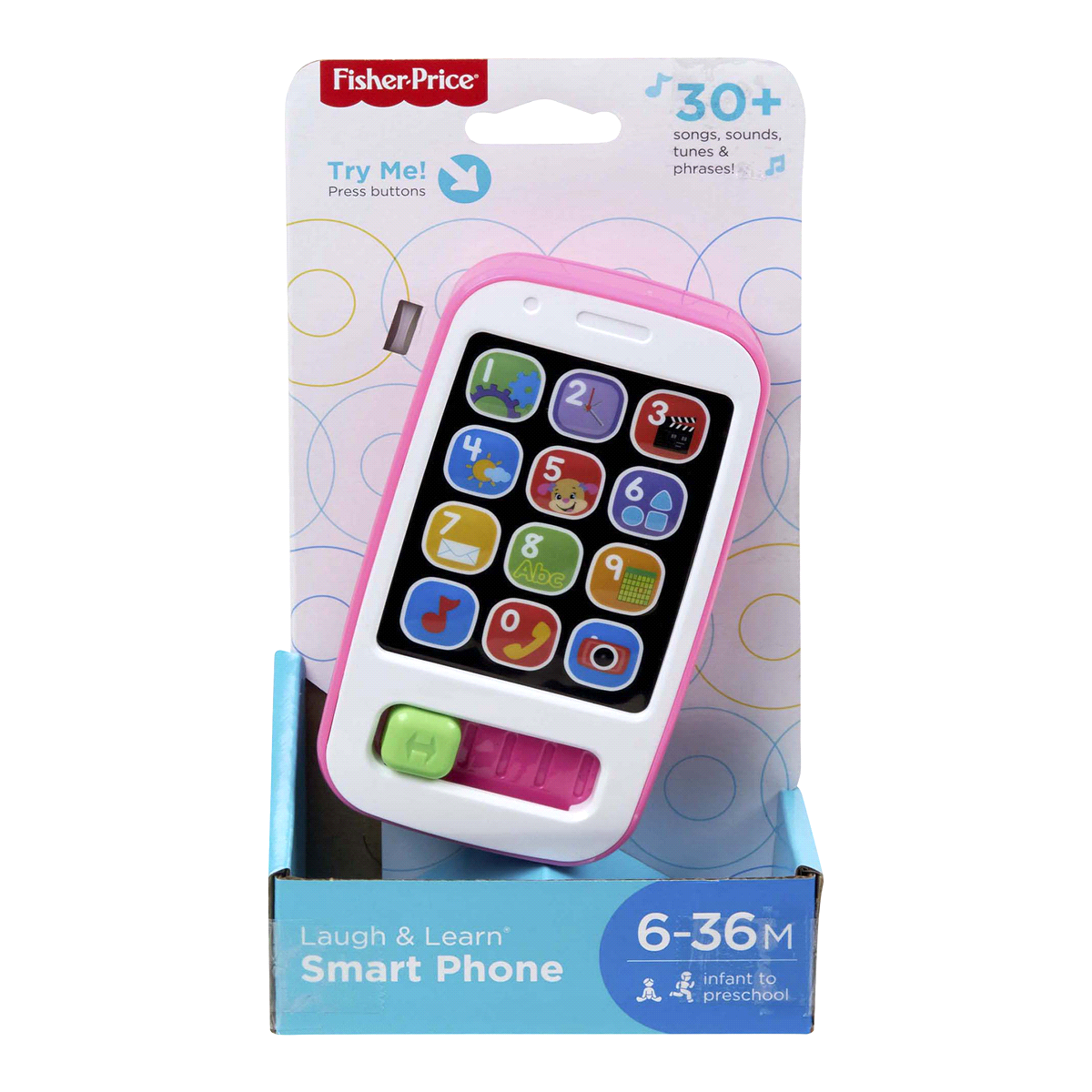 slide 1 of 1, Fisher-Price Laugh & Learn Smart Phone, 1 ct