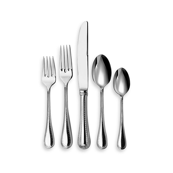 slide 1 of 1, Vera Wang Wedgwood Grosgrain Flatware Place Setting, 5 ct