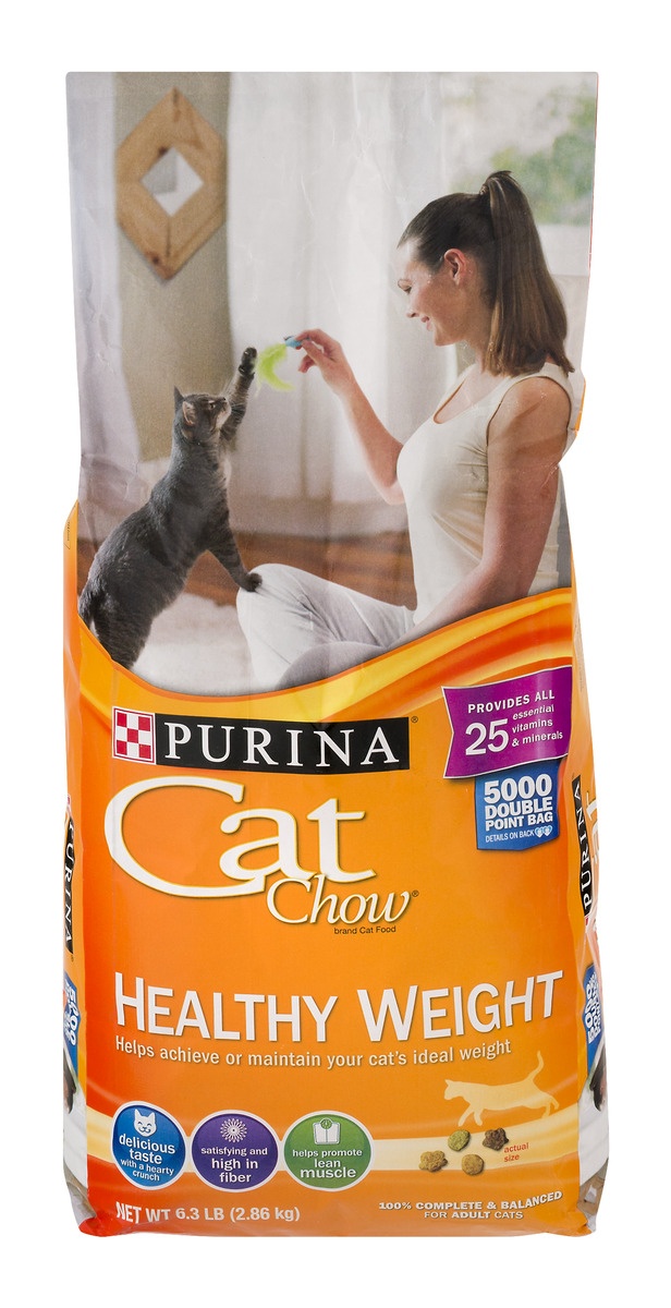 slide 1 of 1, Purina Cat Chow Healthy Weight Cat Food, 6.3 lb