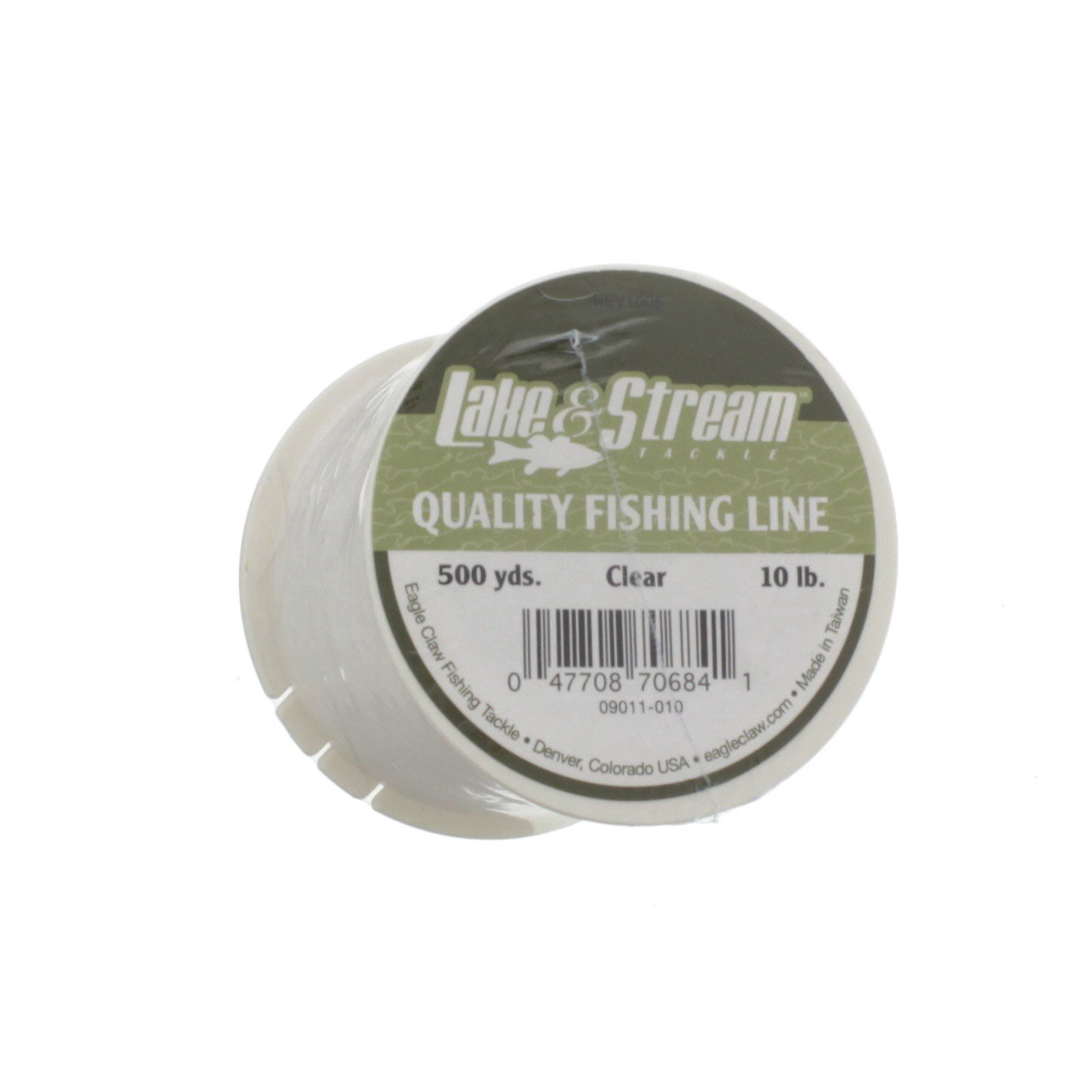 slide 1 of 1, Eagle Claw Lake & Stream Clear Fishing Line 10lb 500yds, 10 lb