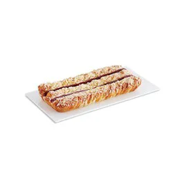 Fresh Baked Coffee Strip Raspberry Cake - Each