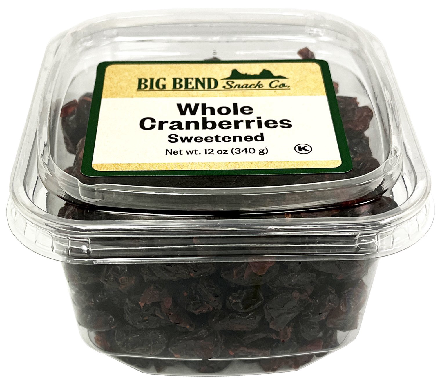 slide 1 of 1, Woodstock Farms Big Bend Snack Co. Whole Cranberries, 12 oz