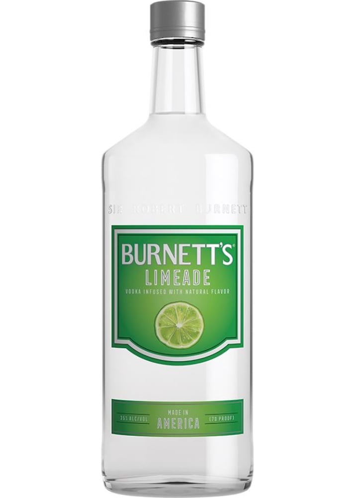 slide 1 of 1, Burnett's Limeade Vodka, 750 ml