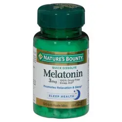 Nature's Bounty 3 Mg Melatonin