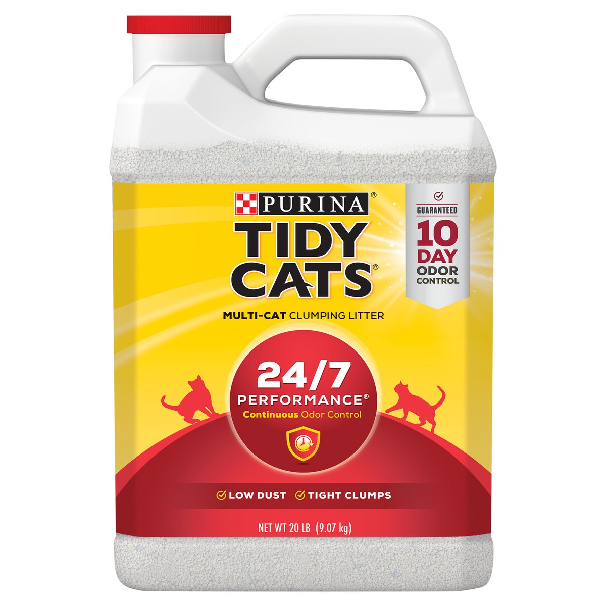 slide 1 of 8, Tidy Cats Purina Tidy Cats Clumping Cat Litter, 24/7 Performance Multi Cat Litter - 20 lb. Jug, 20 lb