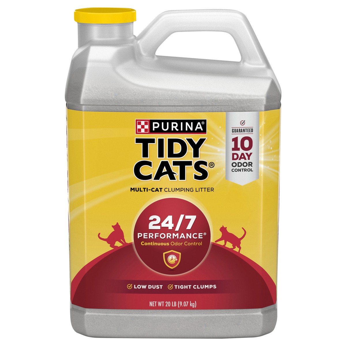 slide 1 of 8, Tidy Cats Purina Tidy Cats Clumping Cat Litter, 24/7 Performance Multi Cat Litter - 20 lb. Jug, 20 lb