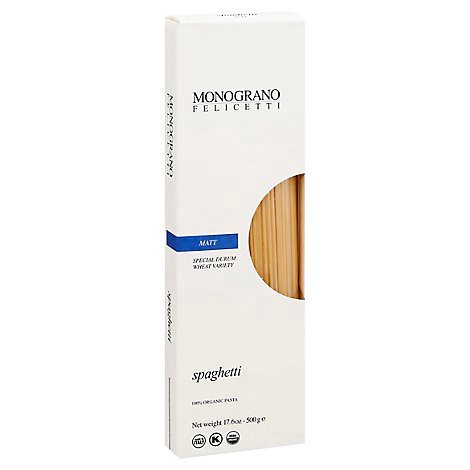 slide 1 of 1, Monograno Felicetti Matt Spaghetti Pasta, 17.64 oz