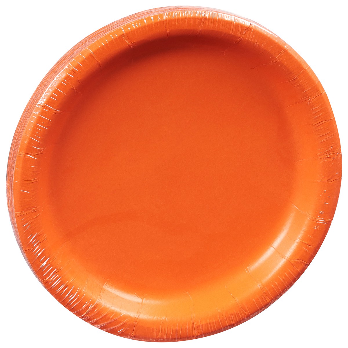 slide 7 of 11, Touch of Color Sunkissed Orange Plates 24 ea, 24 ct