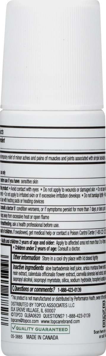 slide 9 of 9, TopCare Health Cold Therapy Roll-On Pain Relieving Gel 2.5 oz, 2.5 oz