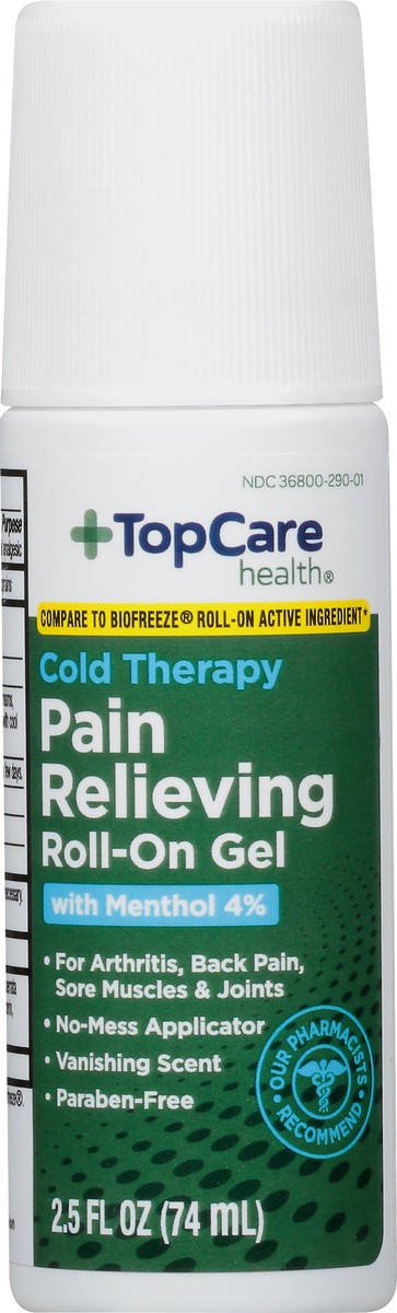 slide 6 of 9, TopCare Health Cold Therapy Roll-On Pain Relieving Gel 2.5 oz, 2.5 oz