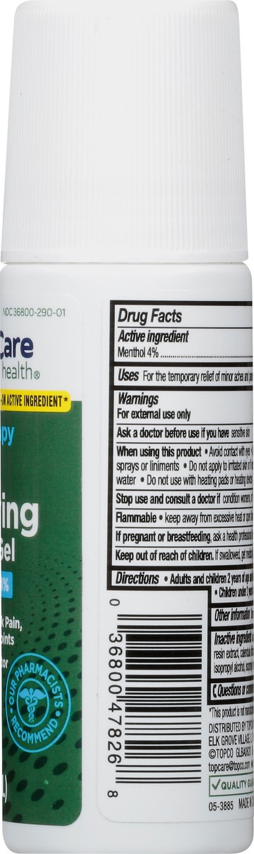 slide 3 of 9, TopCare Health Cold Therapy Roll-On Pain Relieving Gel 2.5 oz, 2.5 oz