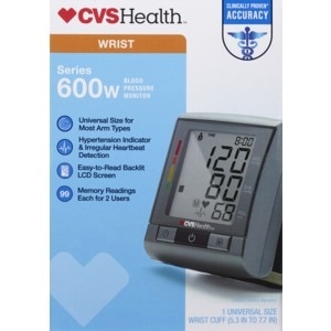 slide 1 of 1, Cvs Health Advanced Wrist Blood Pressure Monitor, 1 ct