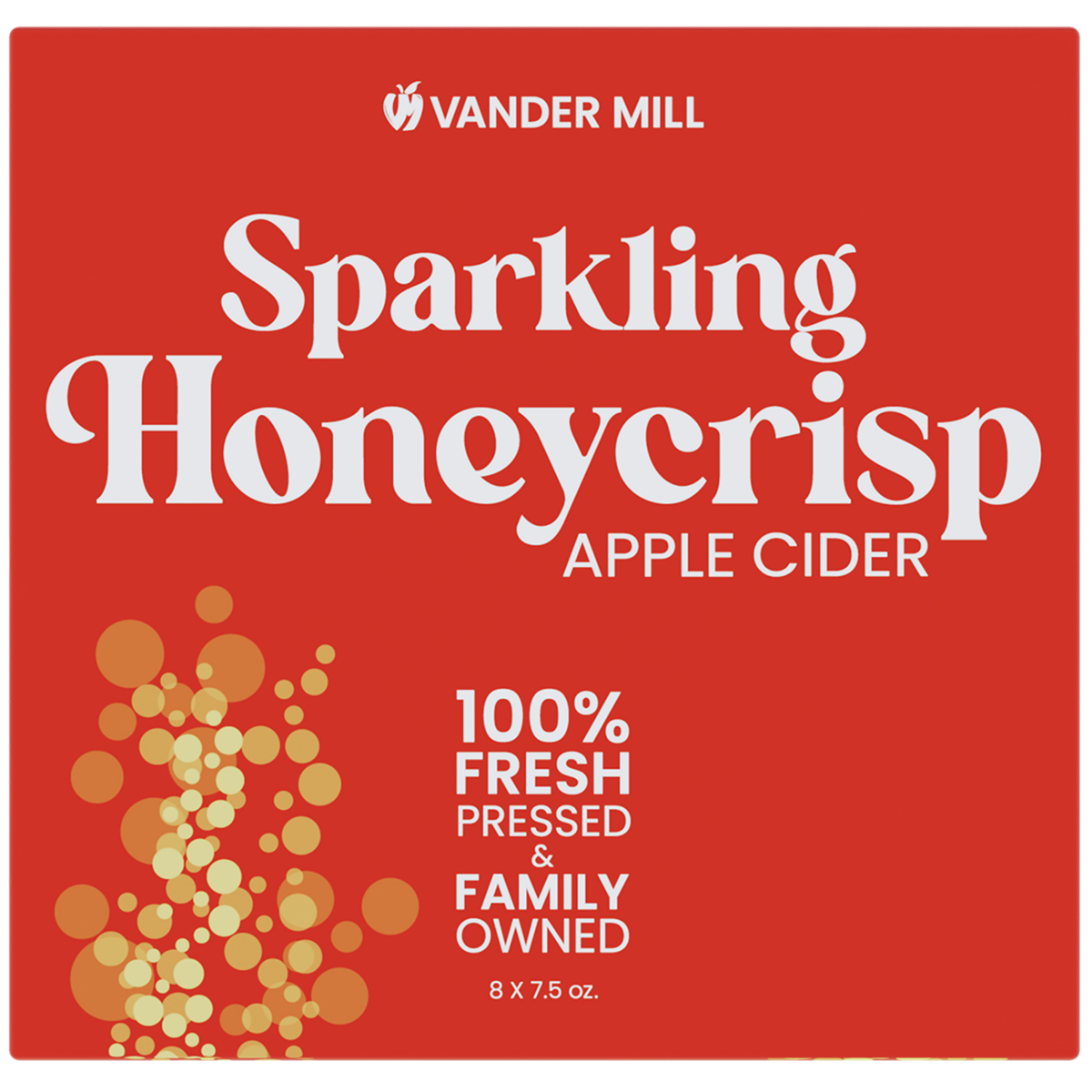 slide 1 of 1, Vander Mill Sparkling Honeycrisp Apple Cider- 8 ct, 8 ct