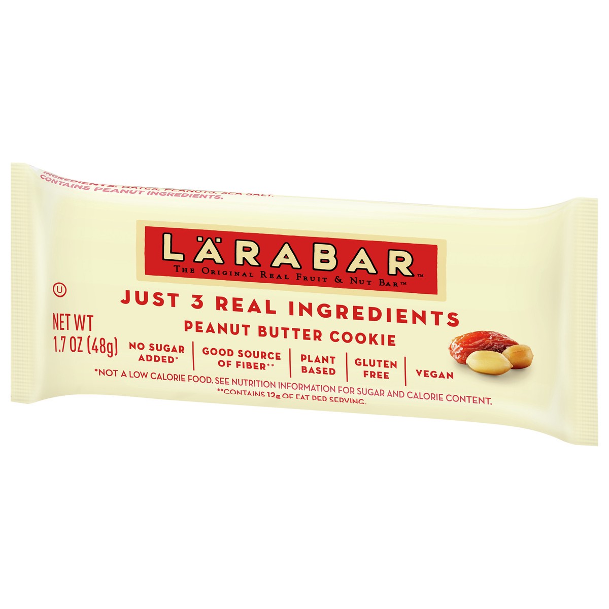 slide 3 of 9, LÄRABAR Peanut Butter Cookie Fruit & Nut Bar, 1.7 oz