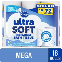 Kroger Ultra Soft Premium Toilet Paper Mega Roll