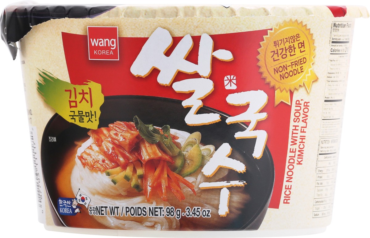 slide 9 of 13, Wang Korea Kimchi Flavor Rice Noodle - 3.45 oz, 3.45 oz