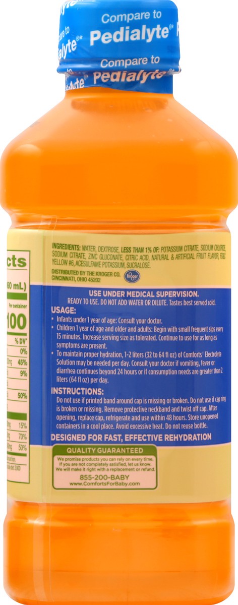 slide 3 of 10, Comforts Mixed Fruit Electrolyte Solution 33.8 oz, 33.8 oz