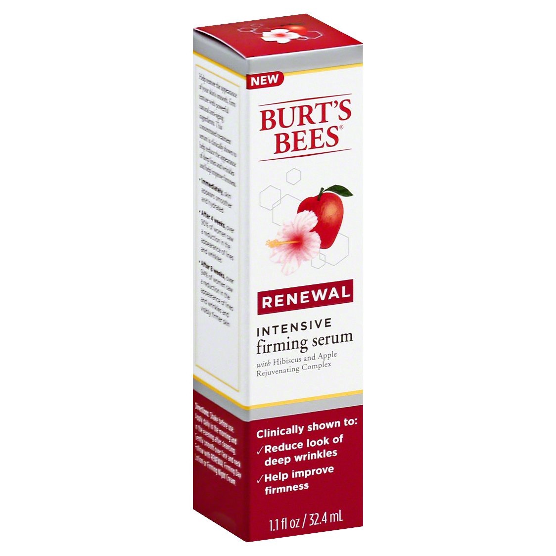 slide 1 of 5, Burt's Bees Renewal Intensive Firming Serum, 1.1 fl oz