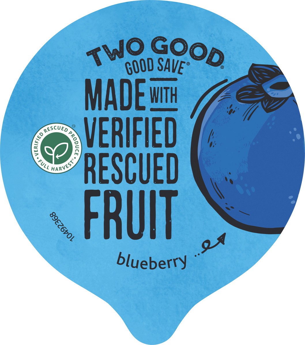 slide 5 of 9, Too Good & Co. Blueberry Flavored Lower Sugar, Low Fat Greek Yogurt Cultured Product, Gluten Free, Keto Friendly Healthy Snacks, 5.3 OZ Cup, 5.3 oz