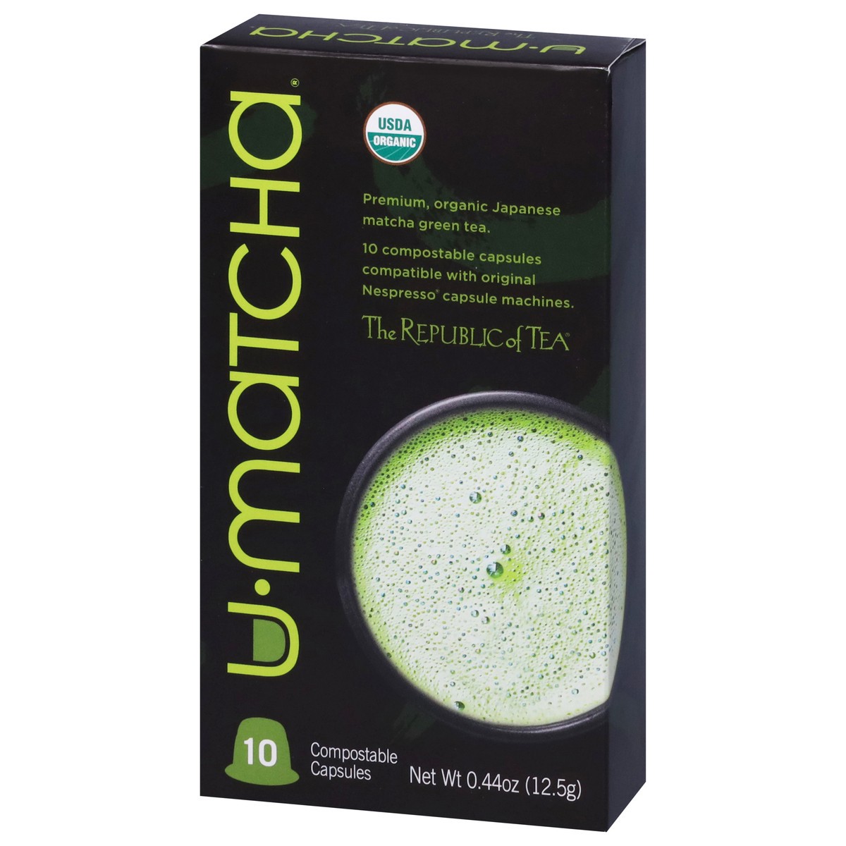 slide 11 of 13, The Republic of Tea U-Matcha Tea 10 Compostable Capsules, 10 ct
