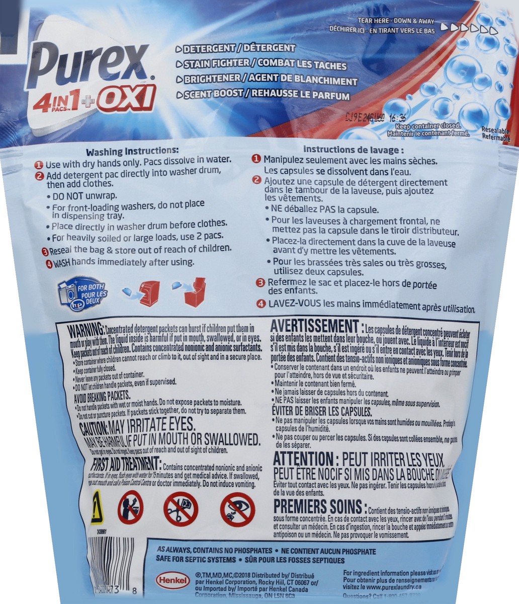 slide 5 of 6, Purex Detergent 22 ea, 22 ct