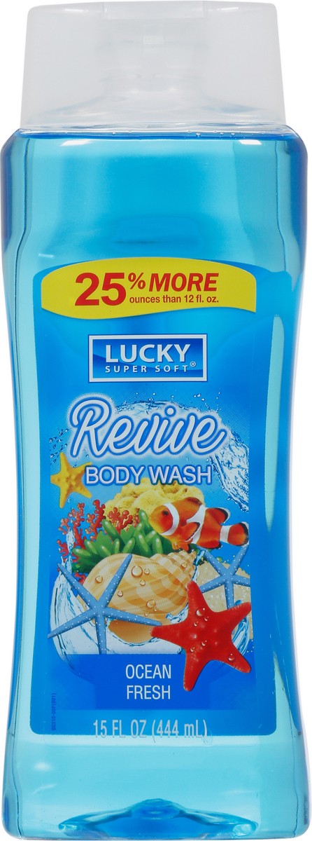 slide 3 of 12, Lucky Super Soft Lucky Ocean Fresh Body Wash, 15 fl oz