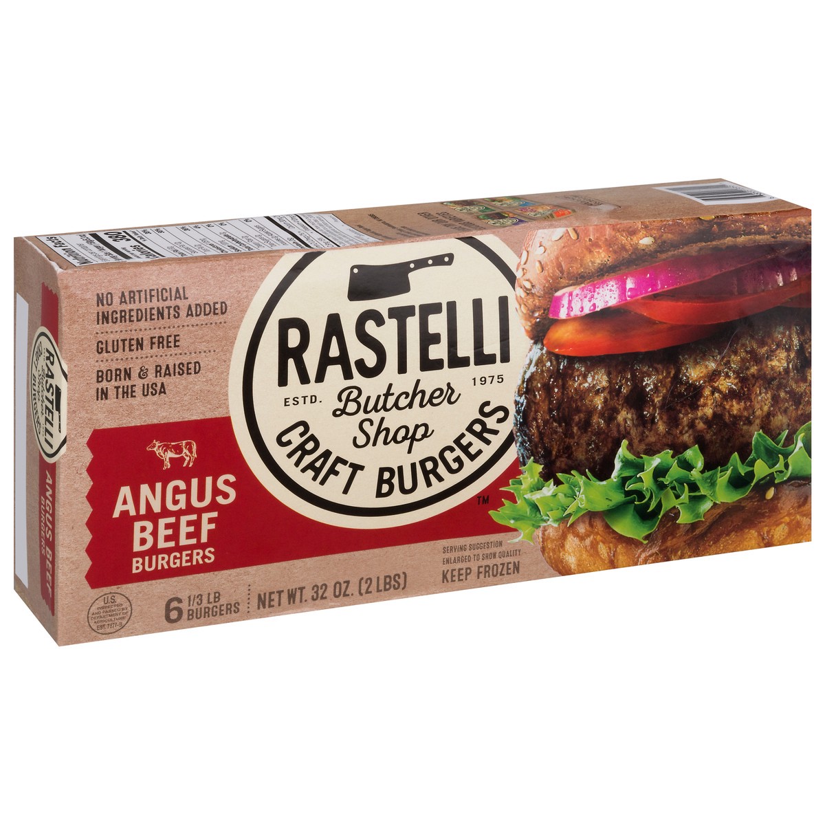 slide 7 of 12, Rastelli Butcher Shop Craft Burger Black Angus Steak Burger - 32 OZ, 
